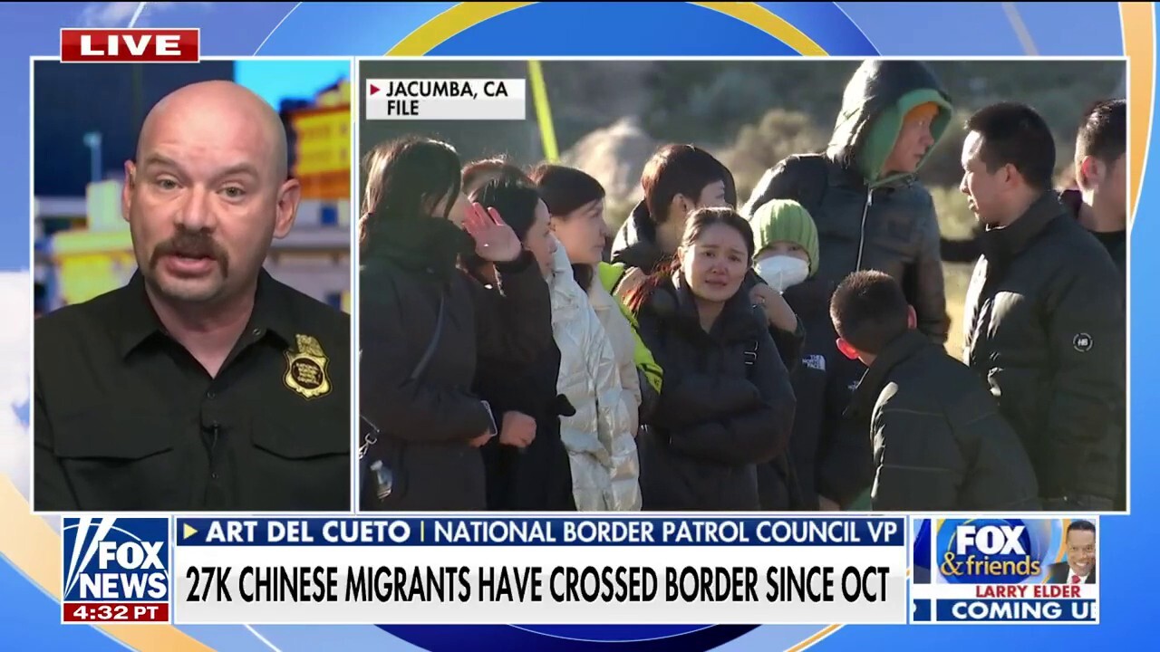 Art Del Cueto, vice president of the National Border Patrol Council, weighs in on data regarding over 1.6 million gotaways and Chinese migrants entering the United States under the Biden administration.