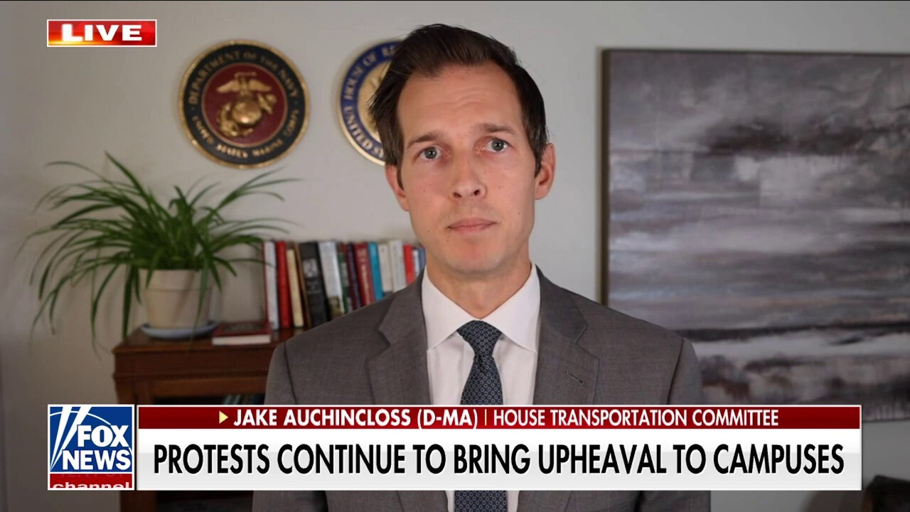 Violent, antisemitic nature of these student protests is a 'national travesty': Rep. Jake Auchincloss