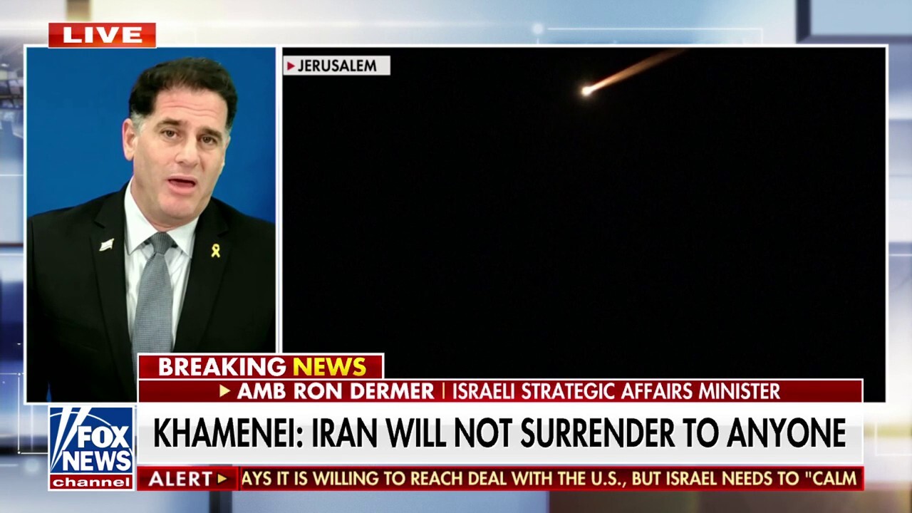  Amb. Ron Dermer says Trump 'isn't taking Iran's threats seriously'