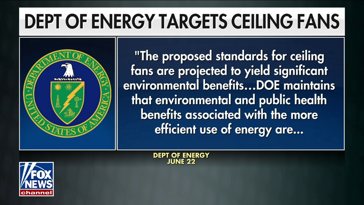 Biden administration proposes crackdown on ceiling fans
