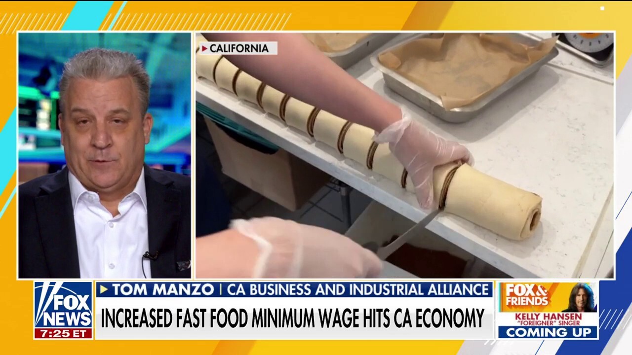 CABIA President Tom Manzo joined 'FOX & Friends' to discuss how the minimum wage increase has impacted the fast-food industry as thousands are forced out of work.