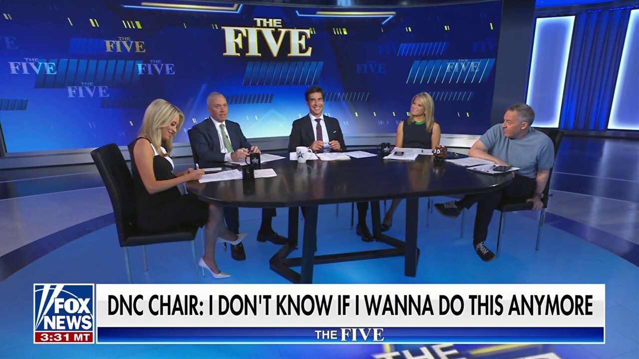 ‘The Five’ co-hosts discuss the leaked audio between DNC chair Ken Martin and vice chair David Hogg.