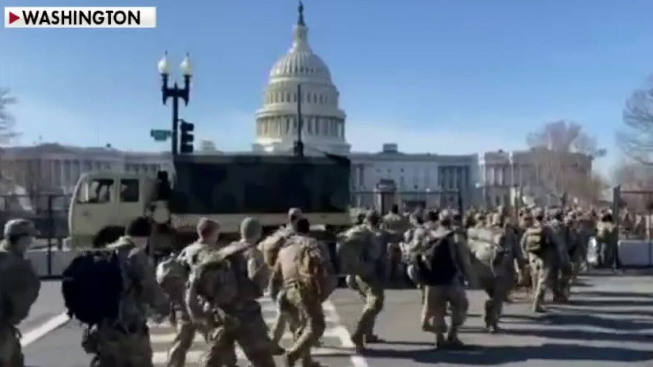 Largest security presence in DC history for Inauguration Day