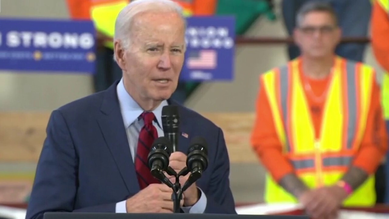 Biden touts economy in battleground Wisconsin following SOTU address