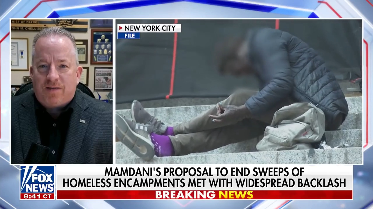 Former NYPD Chief of Department John Chell joins 'Hannity' to weigh in on NYC-mayor elect Zohran Mamdani's proposal to end homeless encampment sweeps.