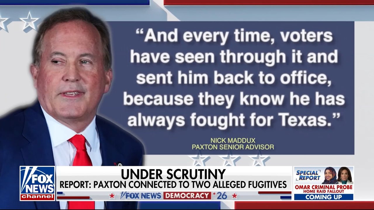 Paxton campaign addresses report linking GOP Senate nominee to 2 alleged fugitives