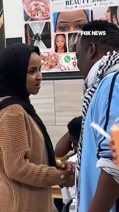 WATCH: Ilhan Omar RESURFACES at Somali mall