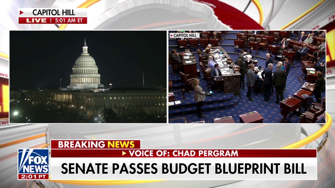 Senate approves budget blueprint after overnight 'vote-a-rama'