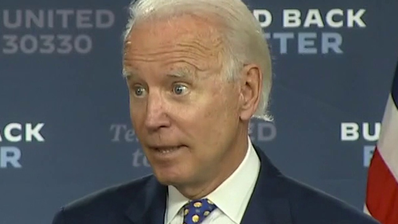 Biden says economic plan could put him as 'most progressive president in American history'
