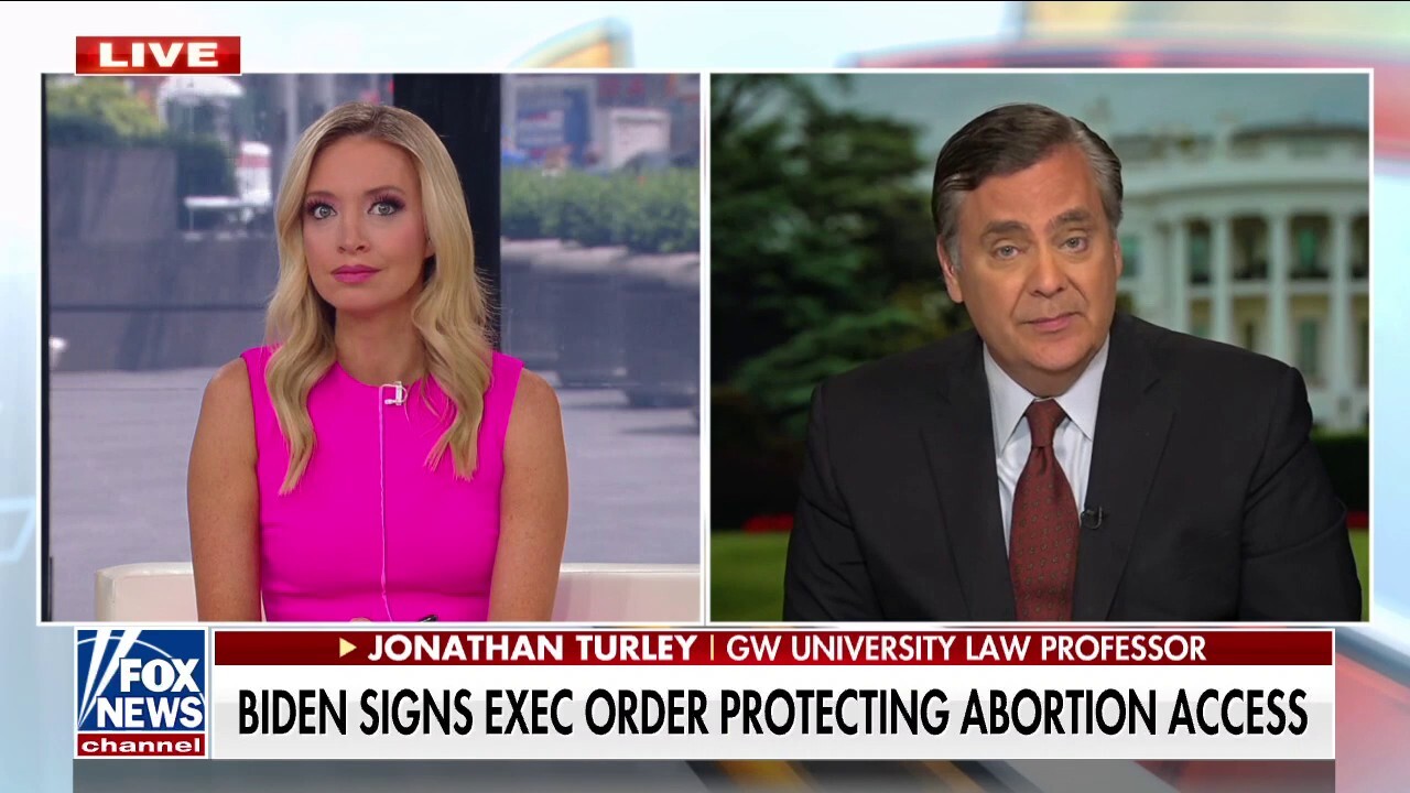 Turley shuts down Biden's claims on abortion access following SCOTUS ruling: 'Demonstrably untrue'