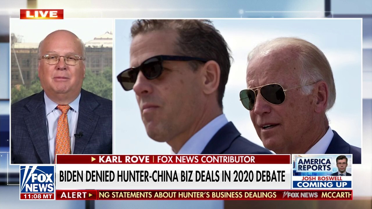 The Hunter Biden issue will not go away: Karl Rove