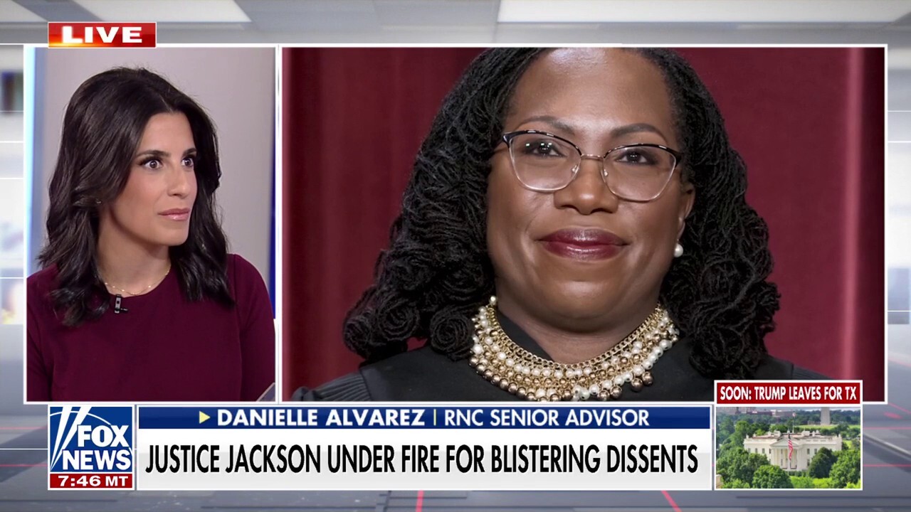  It is ‘dangerous’ for Justice Jackson to ‘politicize the bench’: RNC senior advisor