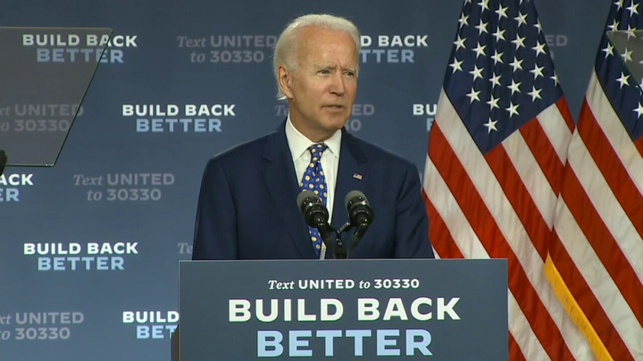 Biden: Trump determined to stoke division and chaos