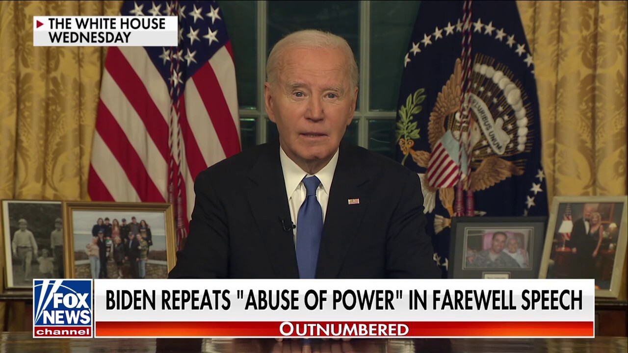 Biden panned for 'bitter farewell' amid lowest approval poll of term 