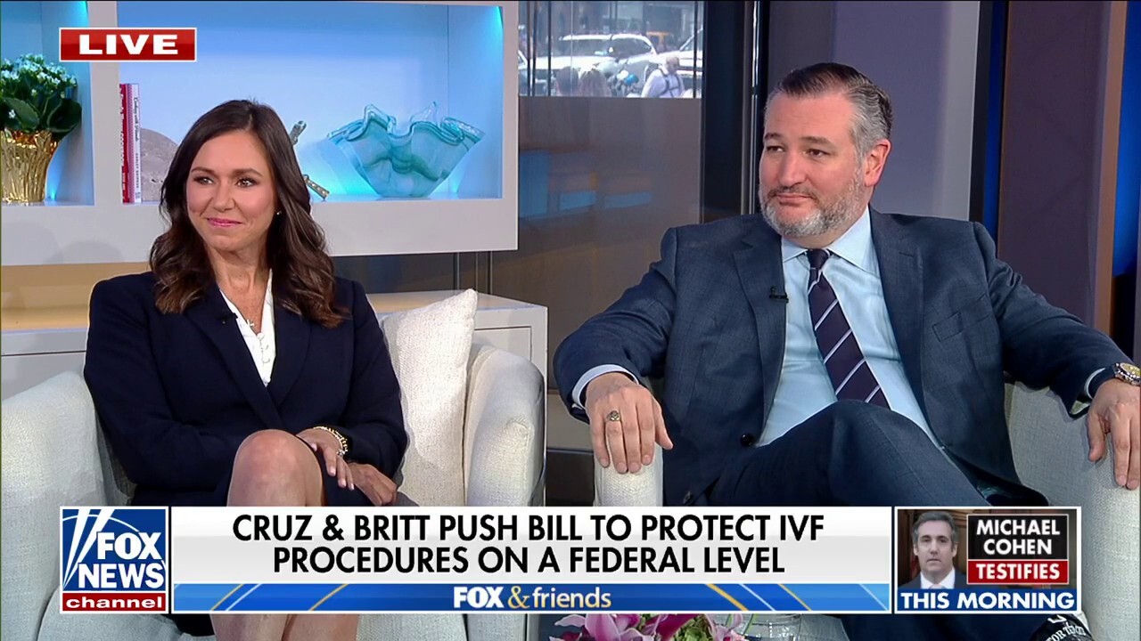 Sens. Ted Cruz and Katie Britt join 'Fox & Friends' to discuss their proposed legislation to protect IVF at a federal level after a Fox News poll revealed abortion as the top 'deal-breaker issue.'