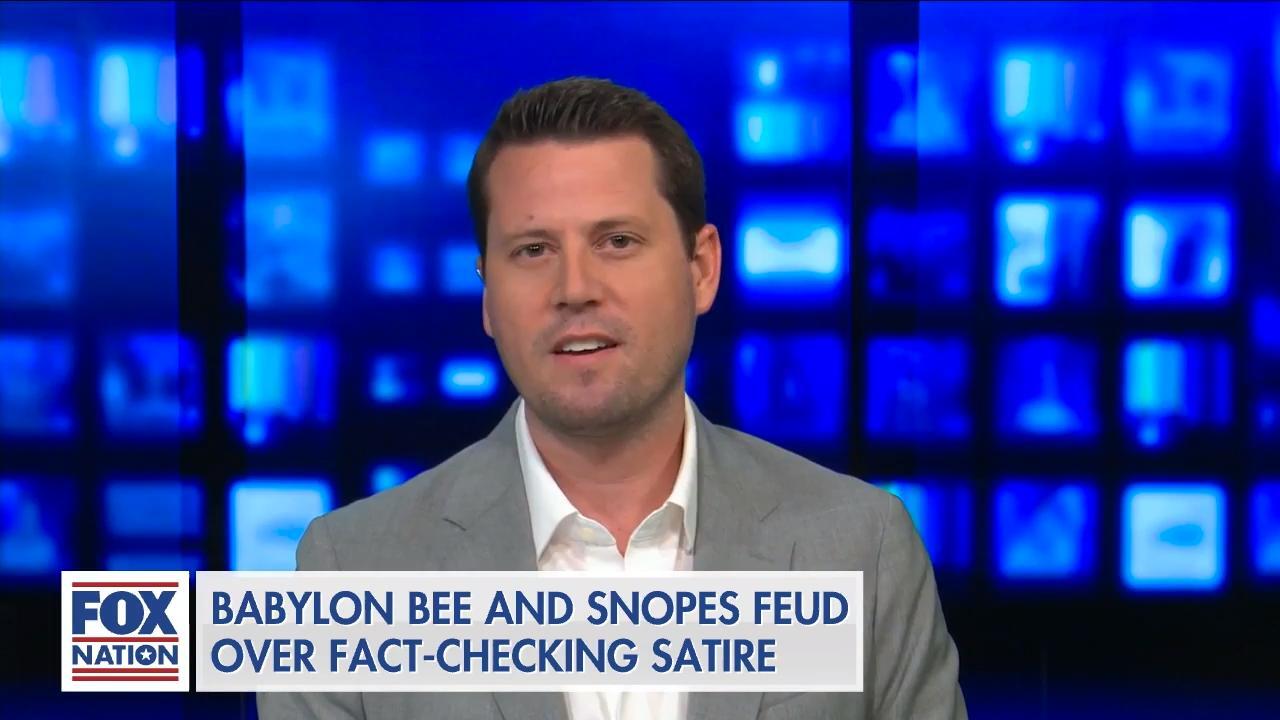 Gutfeld talks to CEO of conservative satirical website about repeated fact-checks by Snopes