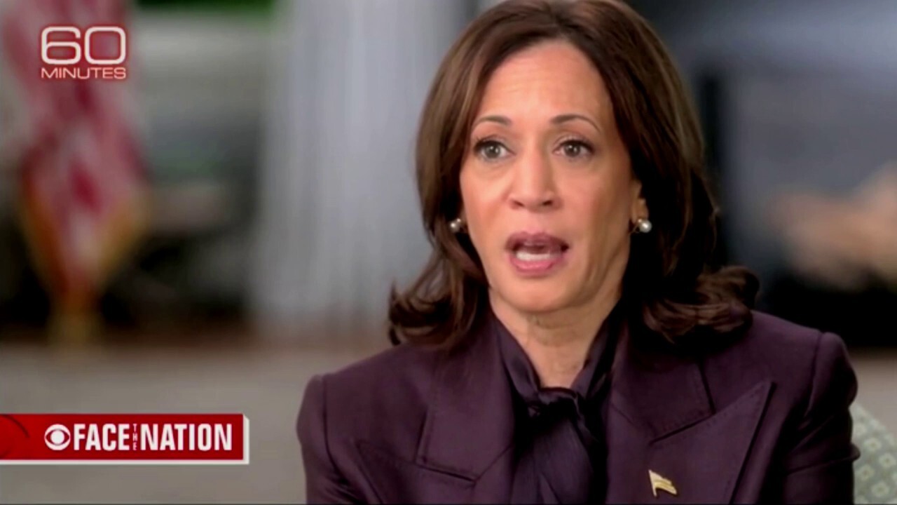 Kamala Harris does not say whether US has influence over Benjamin Netanyahu during '60 Minutes' interview