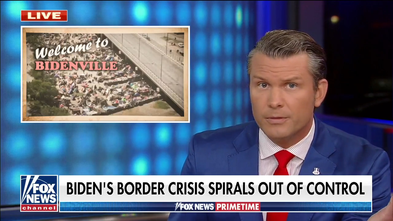 Pete Hegseth on the border crisis: 'Biden is only trying to avoid bad media coverage'