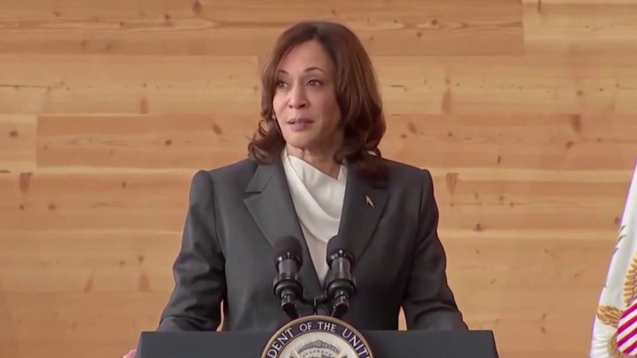 Vice President Kamala Harris expounds on the virtues of community banks in the community