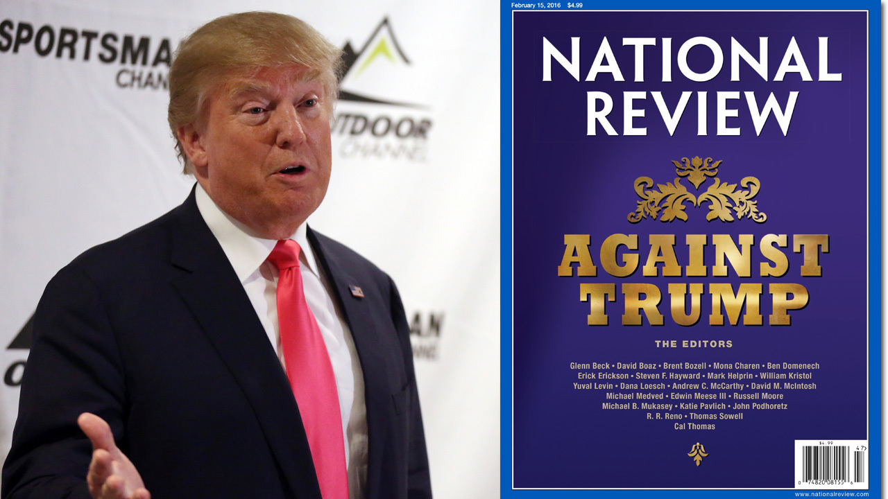 National Review 'Against Trump' cover stirs controversy