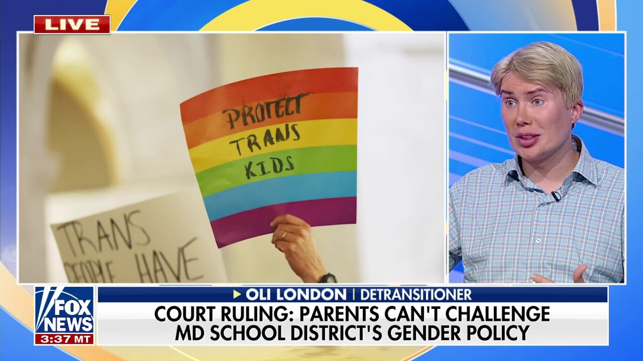 Detransitioner Oli London warns of 'very harmful' dangers of letting kids decide gender: 'Cannot consent'