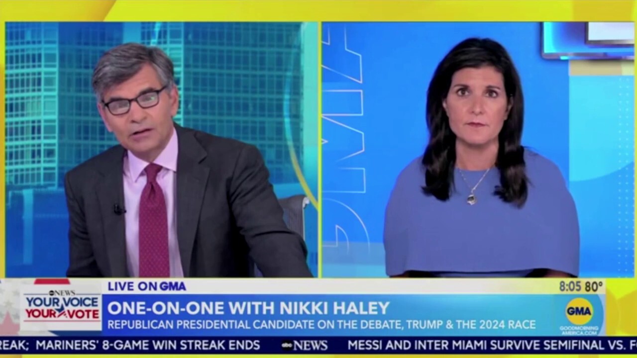 ABC's George Stephanopoulos clashes with Nikki Haley over claim Joe Biden wouldn't finish his term