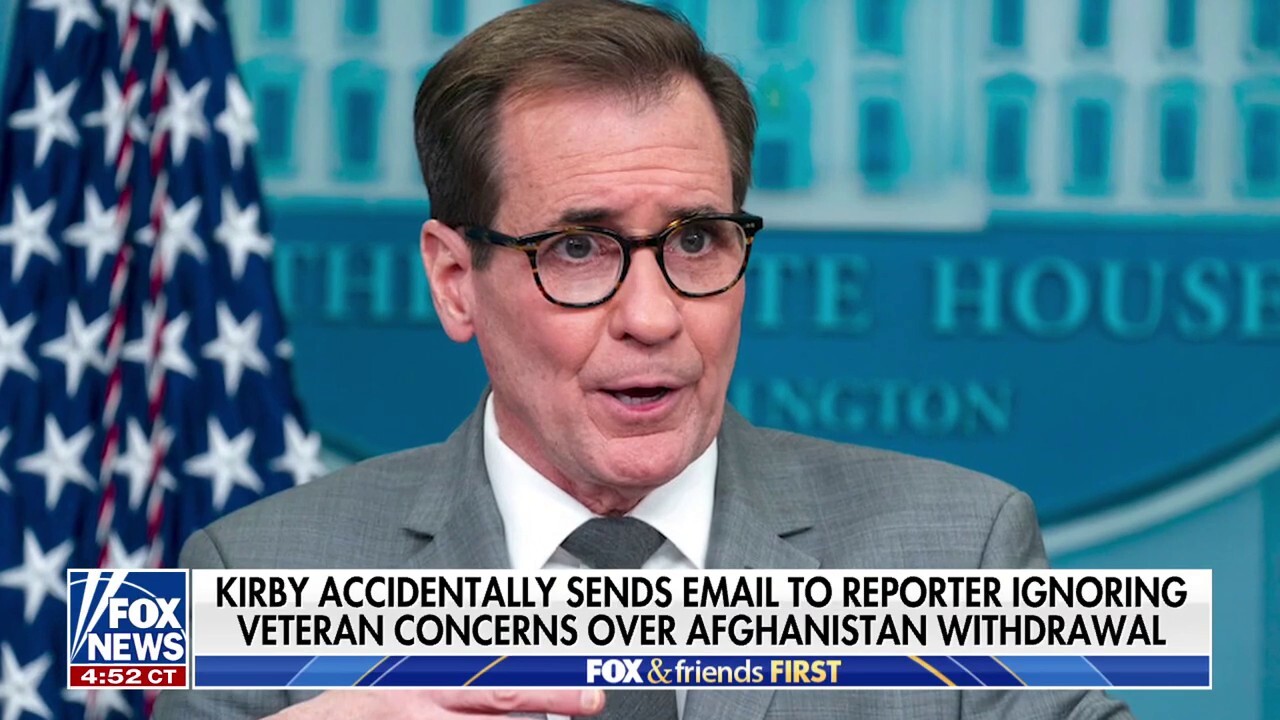 Email shows John Kirby dismissing veterans' concerns on Afghanistan: 'No use in responding'