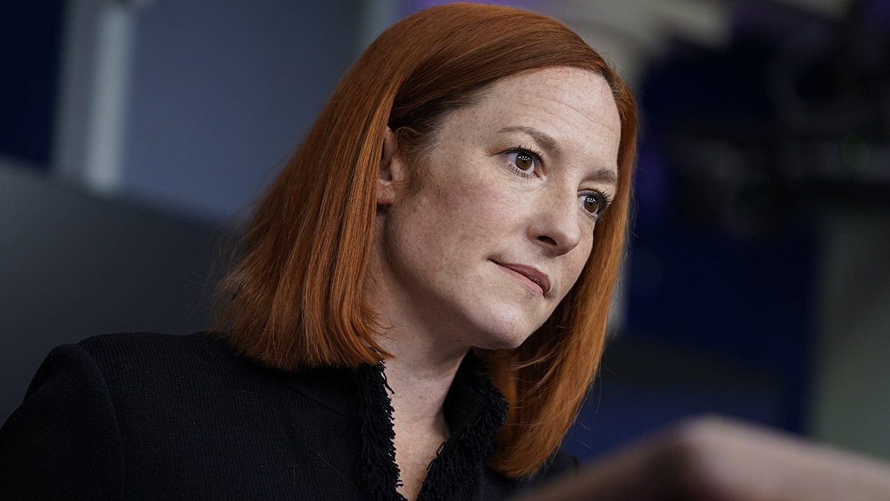 Jen Psaki provides near identical answers when discussing Russia and voting rights