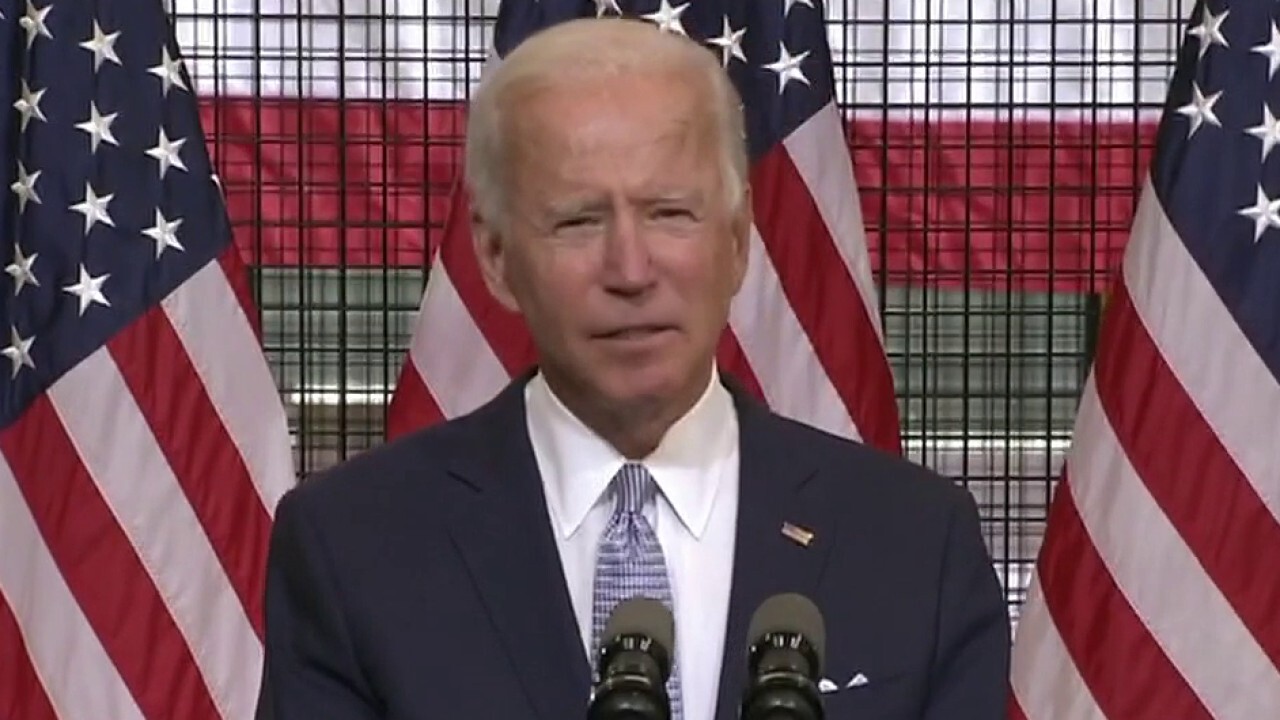 Joe Biden condemns lawlessness in America, says President Trump is fanning the flames