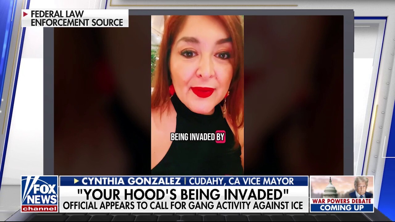 Elected official appears to ask for gang activity against ICE agents