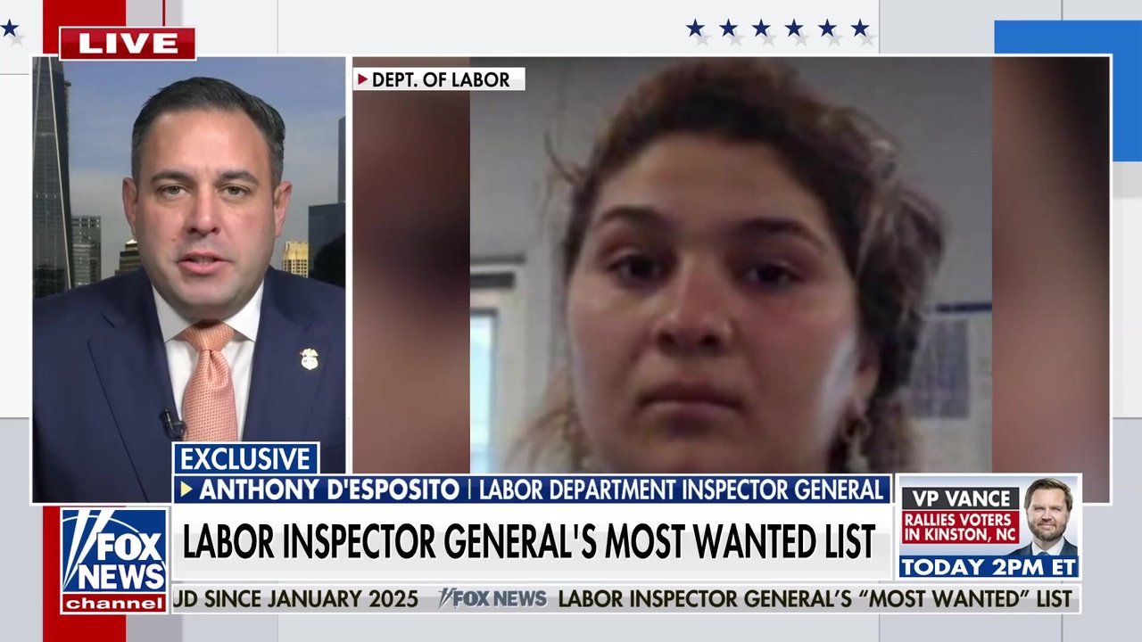 Labor Department unveils 'Most Wanted' list of fraud suspects