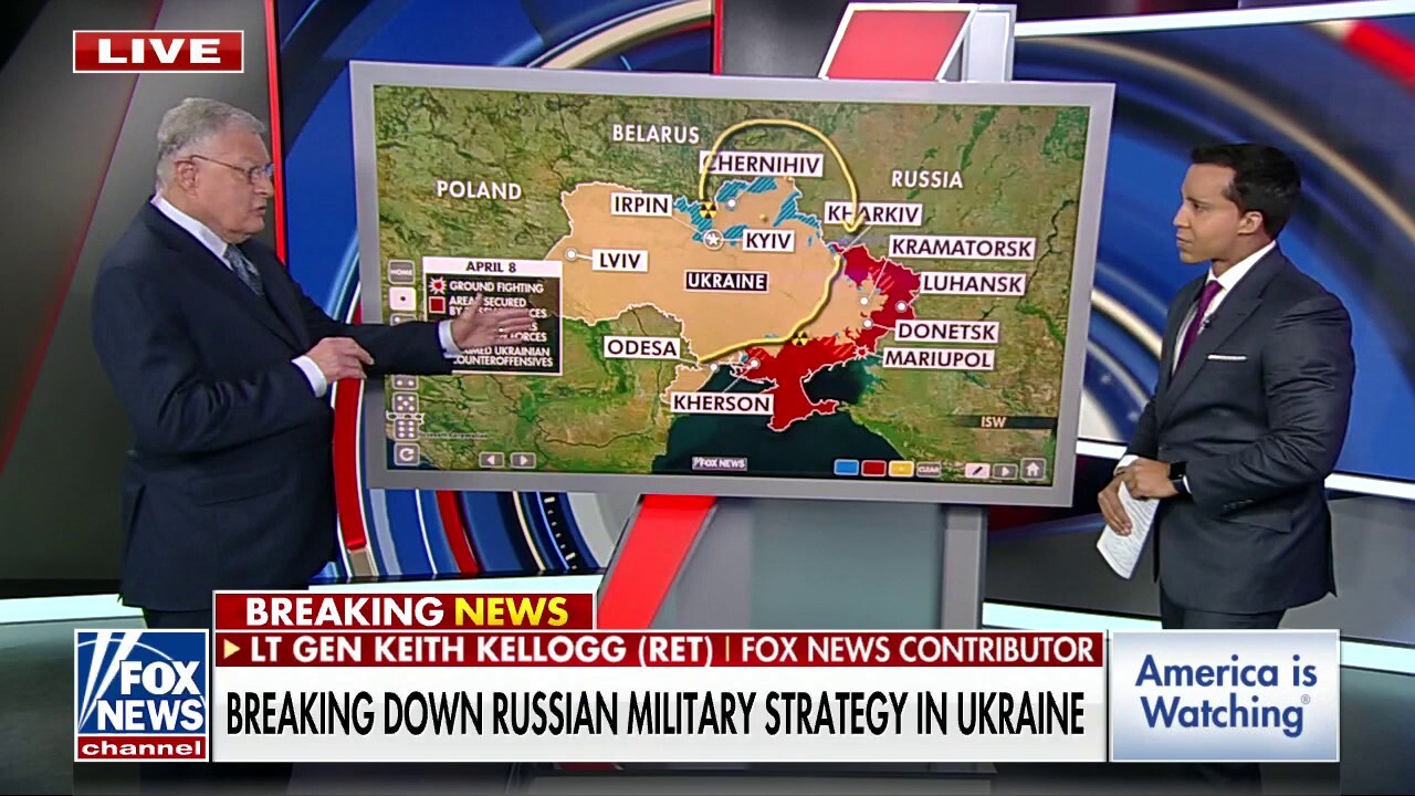 Russia's next phase more 'dangerous, conventional': Lt. Gen. Kellogg