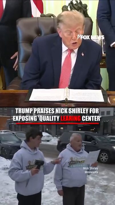 Trump praises Nick Shirley in Oval Office