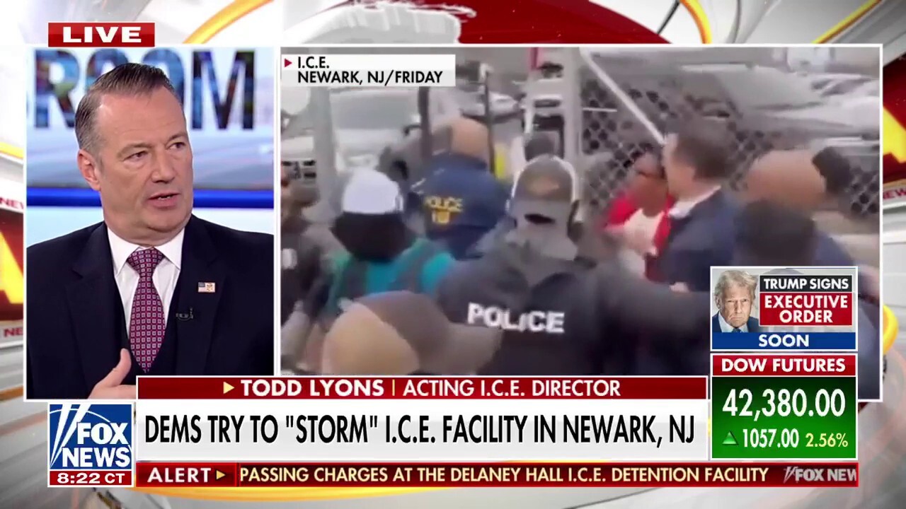 Acting ICE manager  condemns Democrats' 'political stunt' aft  carnal   confrontation extracurricular  facility
