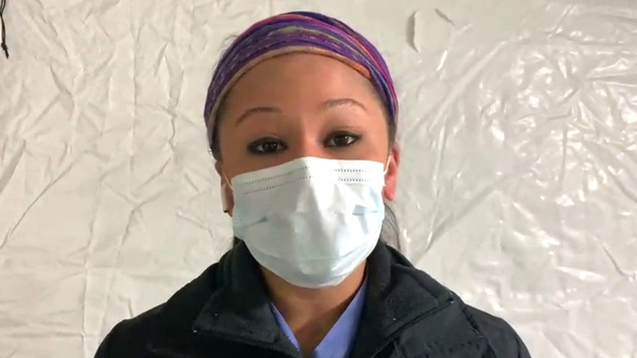 ICU nurse describes working at Central Park field hospital