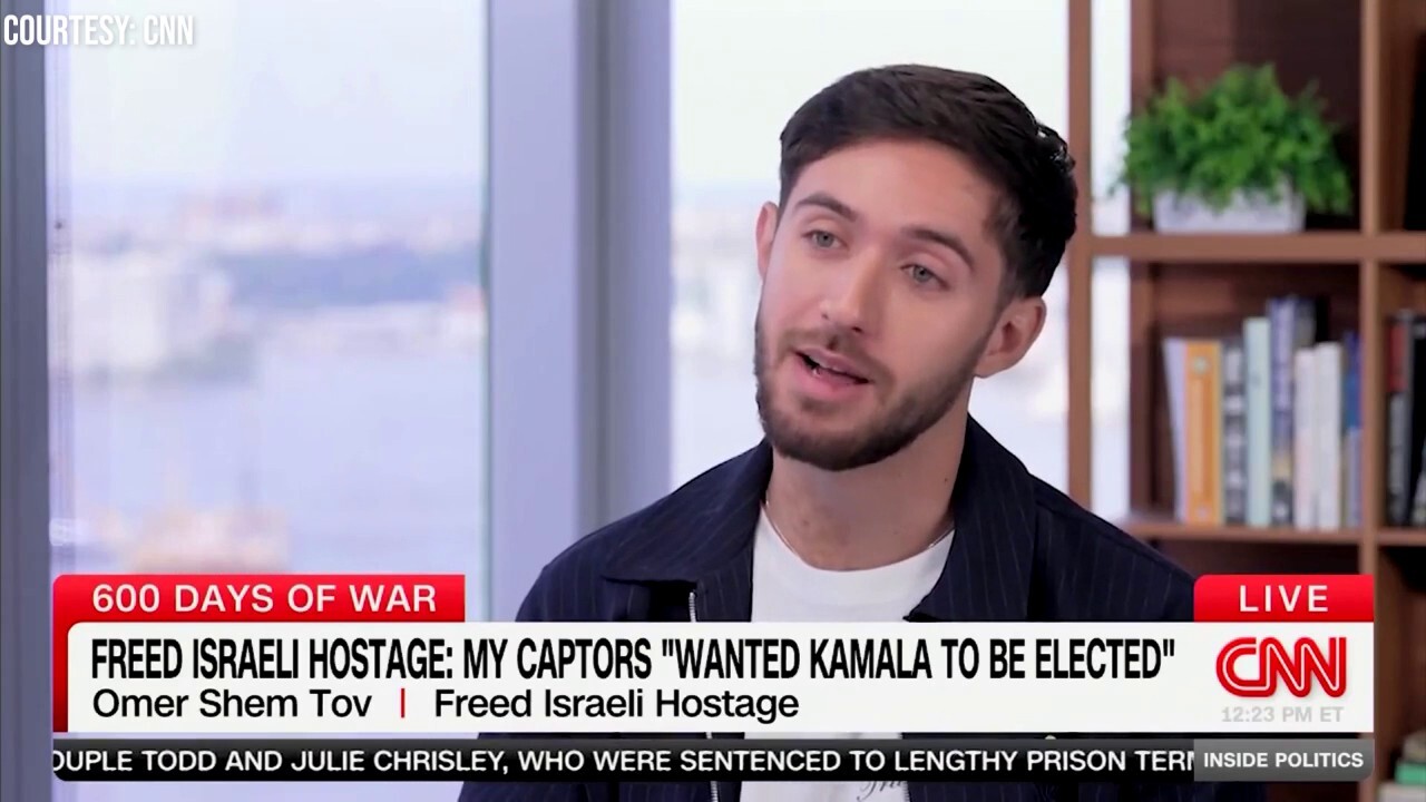 Freed hostage says Hamas captors 'wanted' Kamala Harris to win election