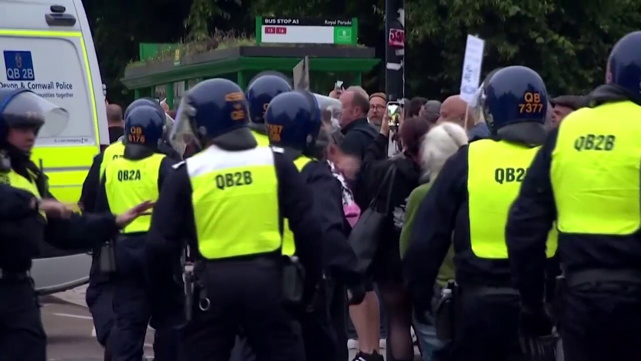 WATCH: Protests in Plymouth, England, United Kingdom