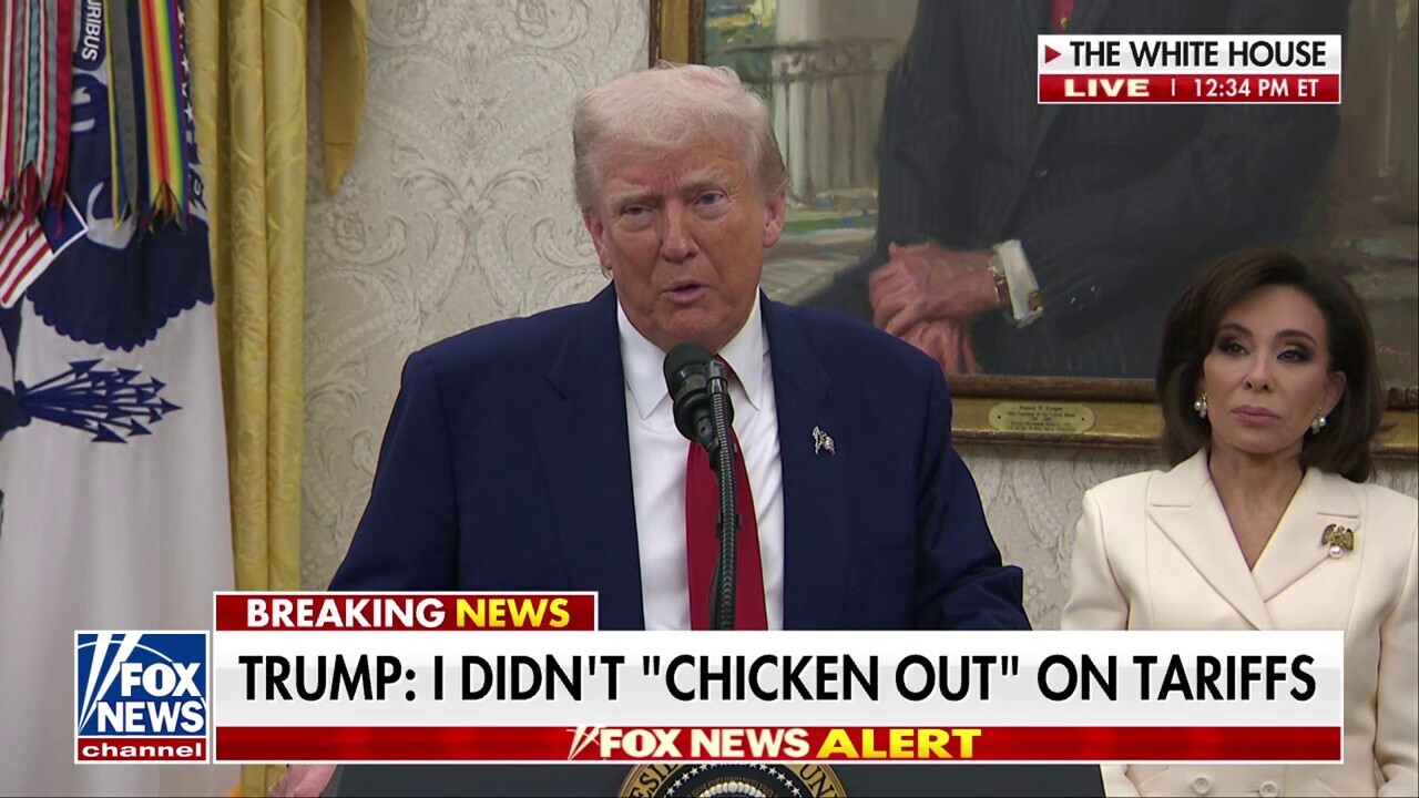 Trump calls CNBC reporter's question about tariffs 'nasty'