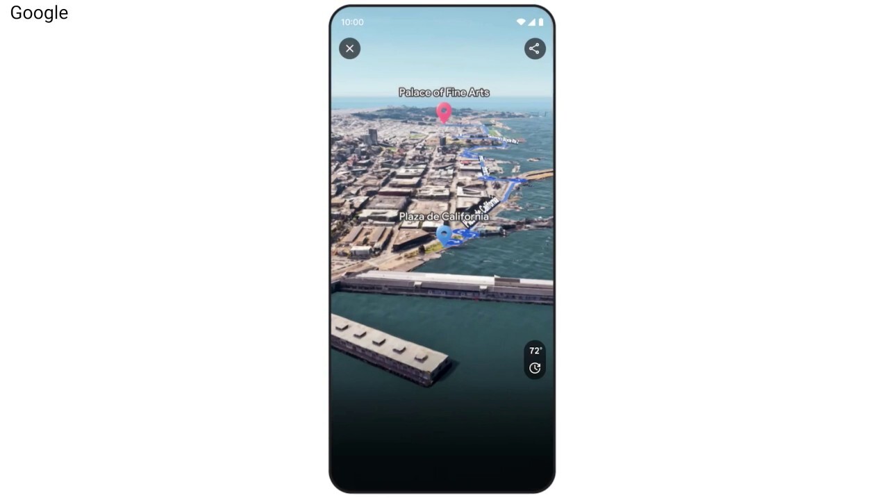 Google Maps update: Immersive View for Routes and new AI features