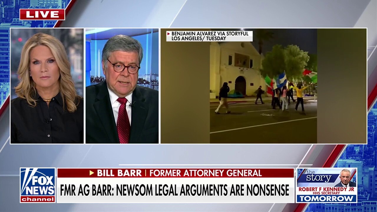 Trump is allowed to bring in the National Guard, Bill Barr explains