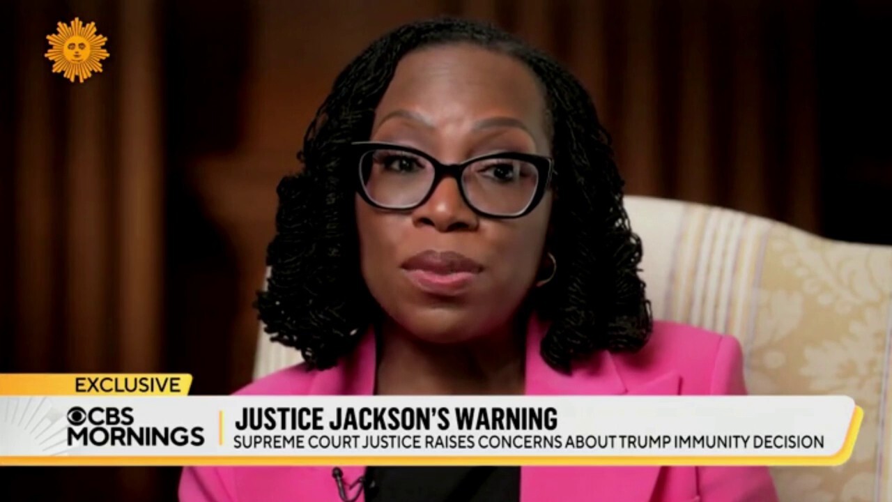 Ketanji Brown Jackson tells CBS News she was 'concerned' about Trump immunity 