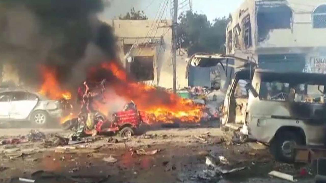 Death toll rises after massive truck bombing in Somalia
