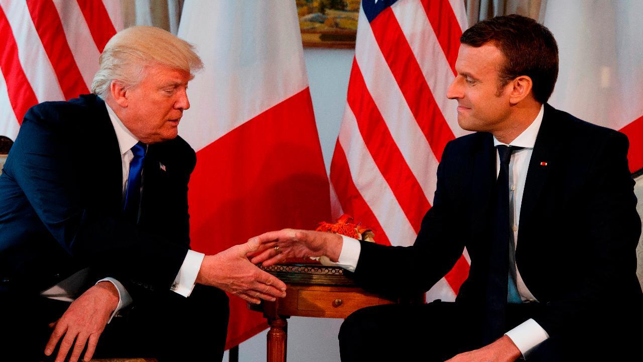Trump holds joint press conference with President Macron