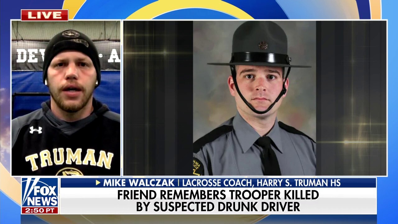 Friend mourns state trooper killed by suspected dunk driver