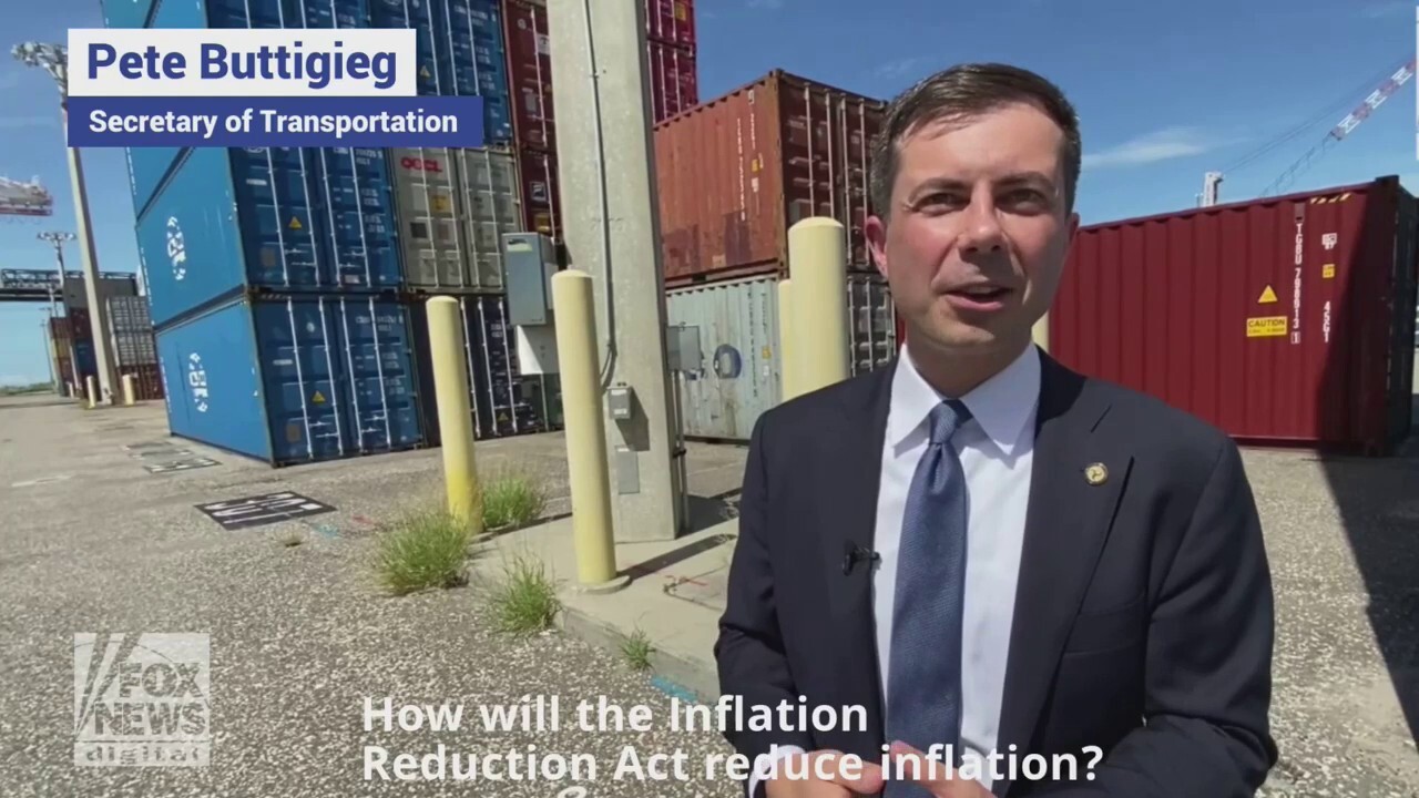 Pete Buttigieg talks Inflation Reduction Act and flight cancellations