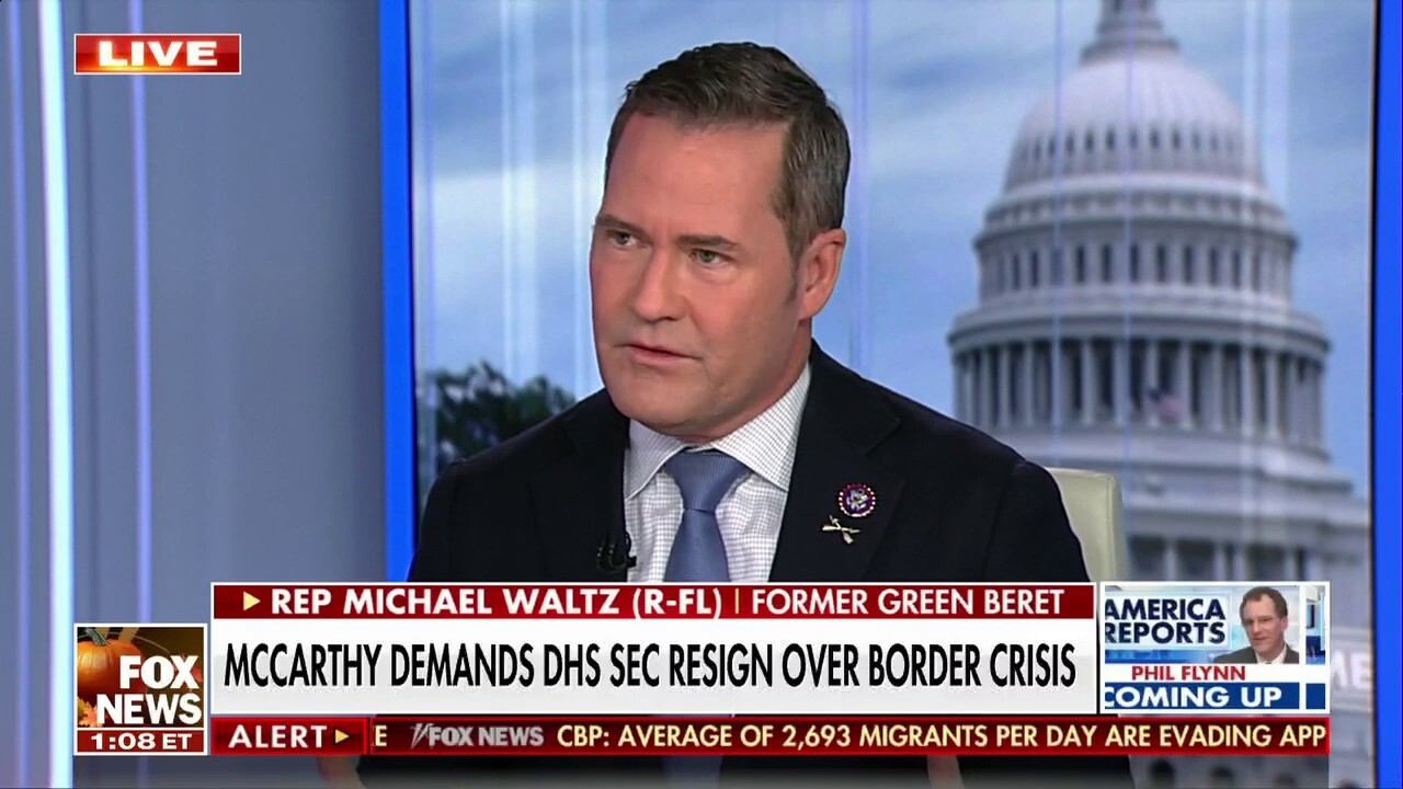 Rep. Waltz on the need to investigate DHS Secretary Mayorkas for his role  in the border crisis