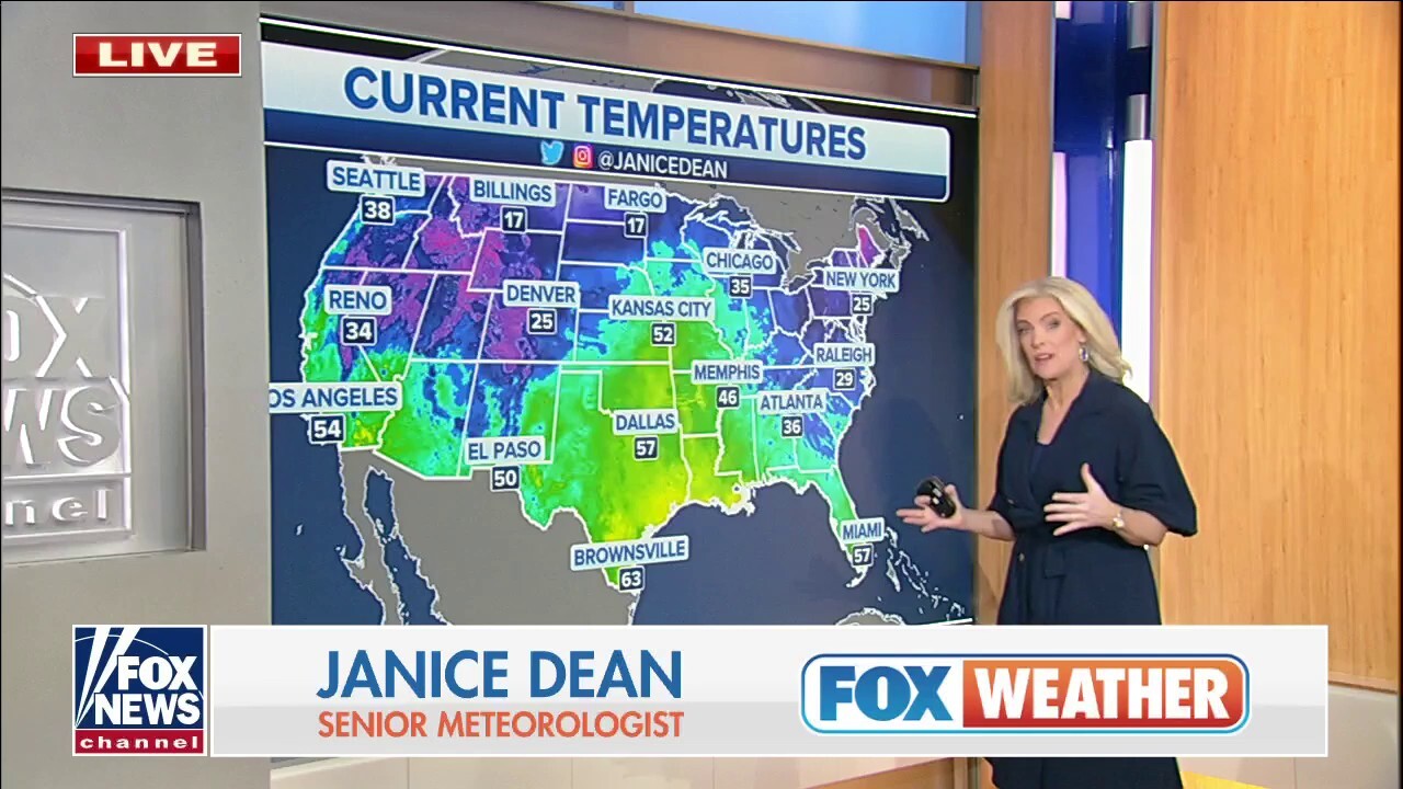 National weather forecast for February 1