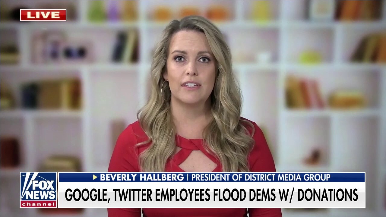 Google, Twitter employees flood Democrats with donations