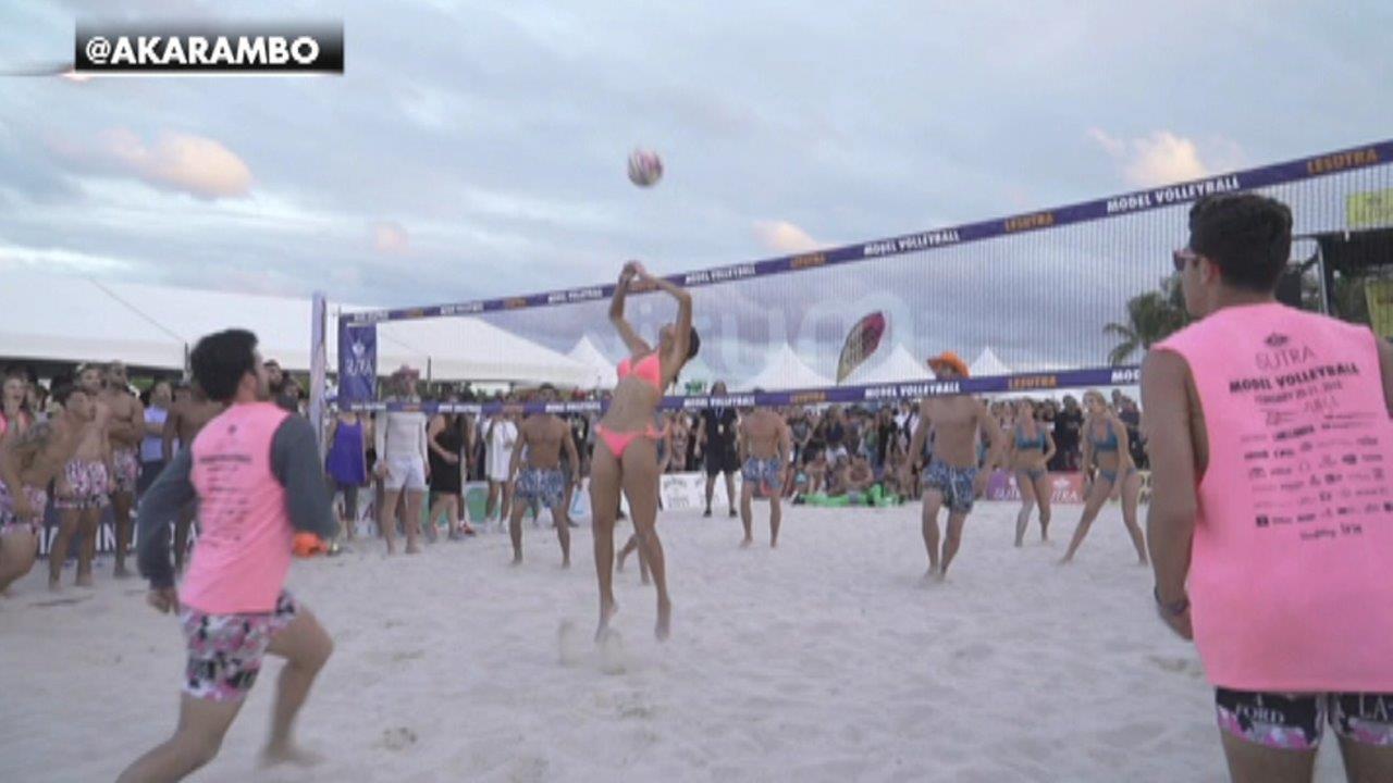 Models and volleyball: A match made in heaven