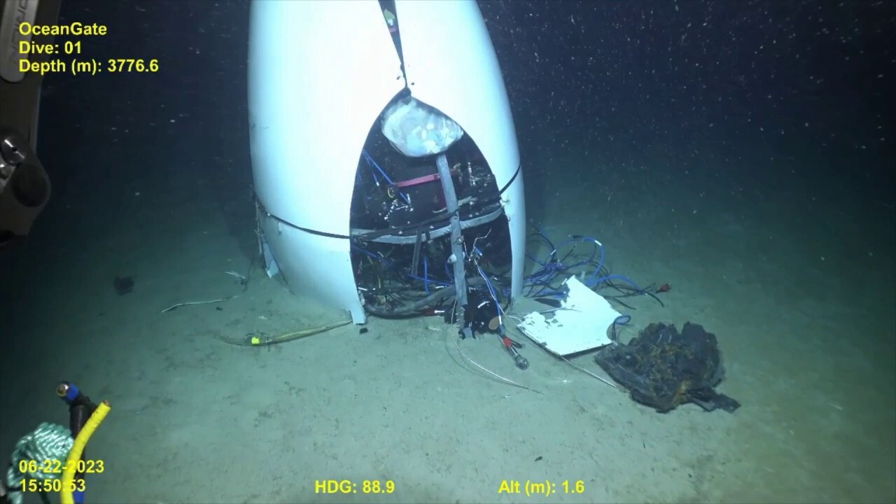 US Coast Guard releases underwater video footage of Titan submersible wreckage